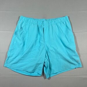 Rbx Performance Training Shorts Men XL Turquoise Moisture Wicking Athleisure Gym